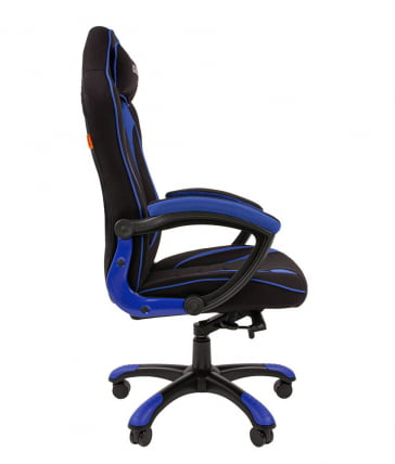 Кресло геймерское CHAIRMAN GAME 28 Синий-черный_2