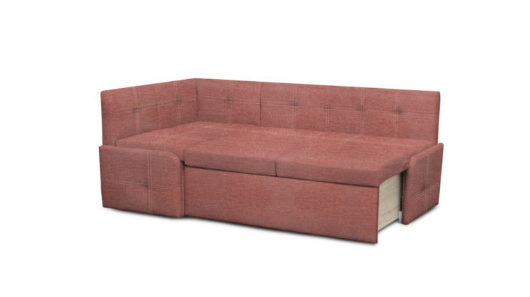 Кухонный уголок Вена рогожка Savana Plus Coral_0