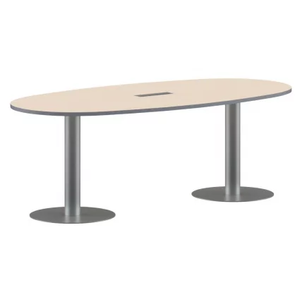 Конференц-стол на 6-8 человек IMAGO ПРГ-3 Клен-алюминий_0