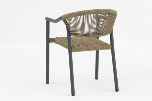 Стул Syna светло-коричневый серые ножки_3