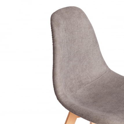 Стул CИНДЙ СОФТ (мод. C1021Ф1-1) фактурный велюр/дерево бук, 55 х 48 х 83 см, Серый ЛЙ1701-26 / натуральный / CINDY SOFT (mod. C1021F1-1) LY1701-26_7