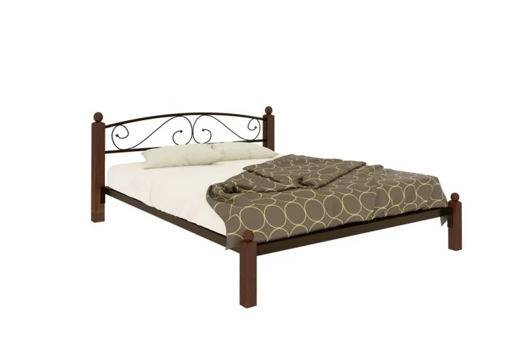 Кровать Вероника Lux 1400х2000 Коричневая_0