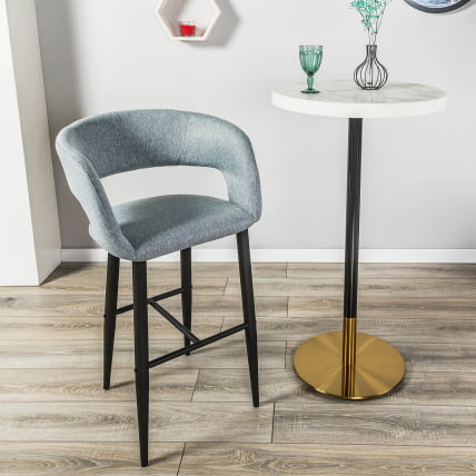 Кресло Hugs Б св.сер/черный_0