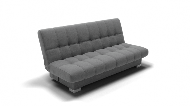 Диван Хьюстон-1 (ЗР) Цвет фасада: Светло серый; Тип: Прямой; Материал фасада: Металл/Велюр_0