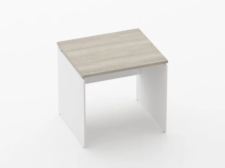 Стол прямой Deka ЛДСП каркас 75.07.08 Дуб Сантана светлый/Белый_0