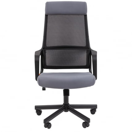 Кресло руководителя Chairman 590 ткань/сетка Серый_2