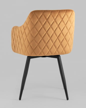 Стул Ника вращающийся велюр Терракотовый_5