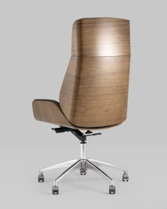 Кресло руководителя ТопЧаирс Cровн экокожа Черное / TopChairs Crown_5