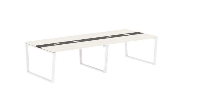 Стол переговорный EDIS EVCT 3114 Ясень Траун Мокко Белый_0