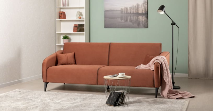 Диван-кровать НОЭЛЬ ТД 445 Велутто 55 терракотовый_1