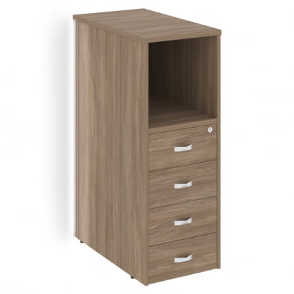 Тумба с подсветкой 4 ящика завершающая, левая ONIX O.R-TV-4.S(L) Дуб Аризона_0