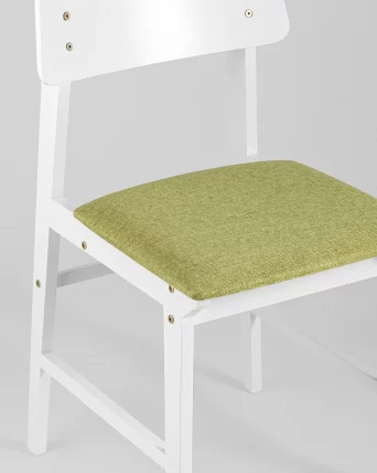Комплект из двух стульев ODEN WHITE 2 шт Оливковый_7