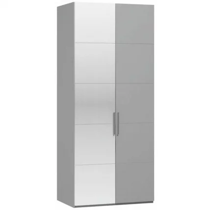 Шкаф двухстворчатый Вива ШР-2 с зеркалом Фарго Мокко глянец_0