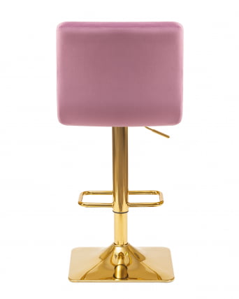 Стул барный DOBRIN GOLDIE Пудрово-сиреневый велюр MJ9-52_4