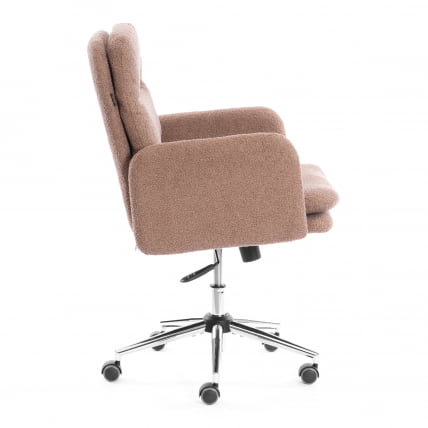 Кресло Dover хром букле, коричневый, barni cocoa_1