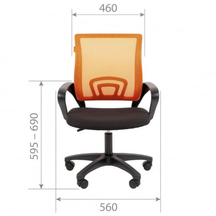 Кресло оператора CHAIRMAN 696 LT N Голубой_4