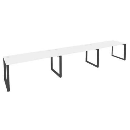 Рабочая станция на О-образном м/к ONIX O.MO-RS-3.4.7 Белый Бриллиант/Антрацит_0