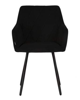 Стул обеденный DOBRIN ROBY велюр Catania Black_5