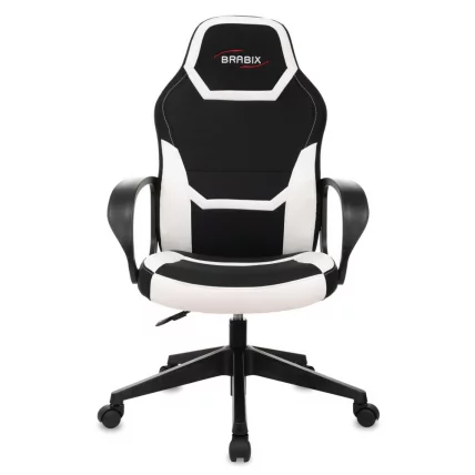 Кресло компьютерное BRABIX Alpha GM-018 Черное/белое_1