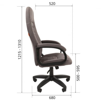 Офисное кресло CHAIRMAN HOME 951 серый_4