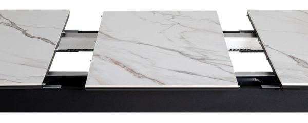 Стол раздвижной Combi Ceramic 140-180 Automatic Natur/Light marble_6