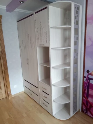 Шкаф для одежды Мегаполис 55.01 Сосна Астрид_2