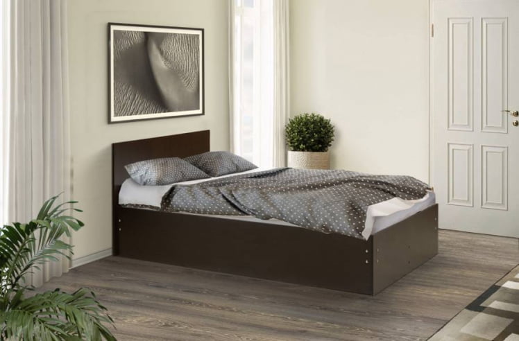 Кровать на уголках №4 1600*1900 Ясень Анкор светлый_0