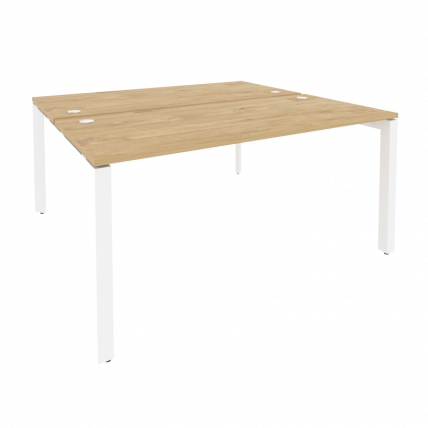 Рабочая станция на П-образном м/к ONIX O.MP-D.RS-2.4.7 Тиквуд Светлый/Белый_0