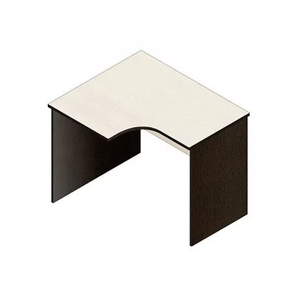 Стол компьютерный угловой Р.РС-10 (левый) дуб молочный_0