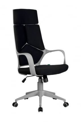 Кресло оператора Riva Chair 8989 (серый пластик) Черный_0