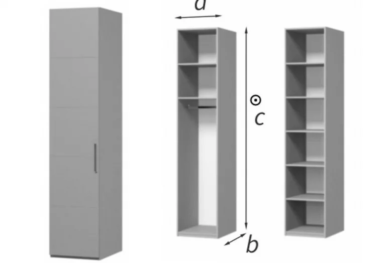 Шкаф трехстворчатый Вива ШР-3 с зеркалом Фарго Мокко глянец (с накладками сбоку)_2