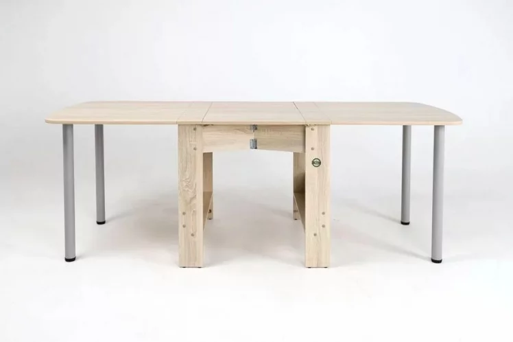 Стол-книжка раздвижной Оригами Ясень Шимо светлый_9