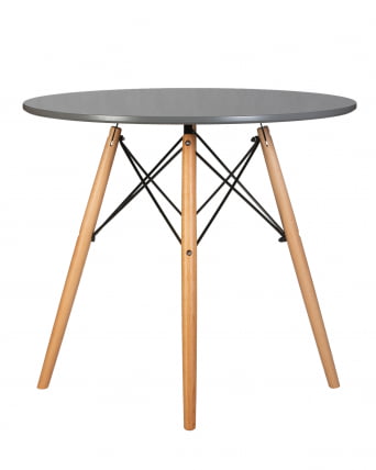 Стол обеденный DOBRIN CHELSEA 80 Темно-серый GR-04_2