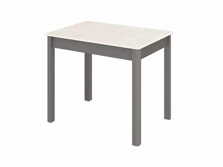 Стол обеденный раскладной Орфей 44 Бетон крем-Оникс_0