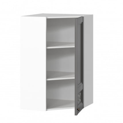 Шкаф кухонный угловой 600 высокий Амели-3 ЛД 299.620.000.057 Белый Оникс серый_1