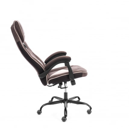 Кресло Арена металБЛ велюр, коричневый/бежевый, 6/7 / Arena metalBL_2