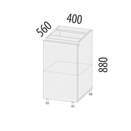 Напольный шкаф (лев/прав) Бостон 104.54_4