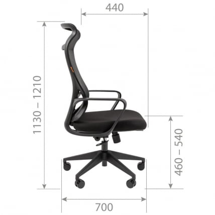 Кресло руководителя Chairman CH577 Черный_4