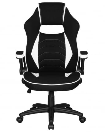 Кресло игровое DOBRIN RICK (черно-белый)_5