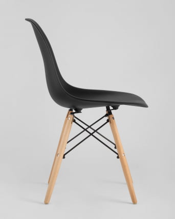 Стул Eames Style DSW черный 4 шт. комплект (разборный каркас)_4