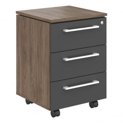 Тумба MORRIS TREND MMC-3D Антрацит Кария Пальмира_0