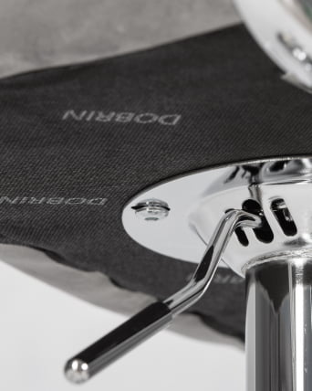 Стул барный DOBRIN KRUGER ARM Серый велюр MJ9-75_8