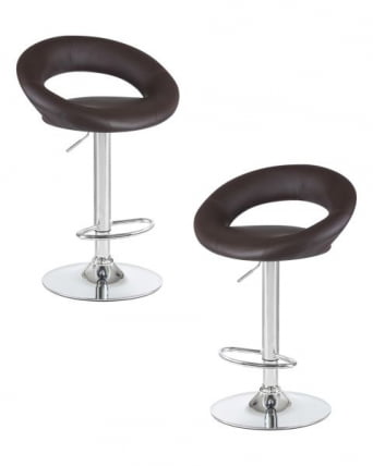 Стул барный ДОБРИН МИРА (коричневый) 2 шт / DOBRIN MIRA_0