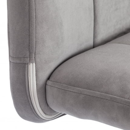 Кресло FIESTA флок , серый, 29_7