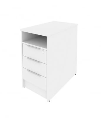 Тумба приставная Metal System Б.ТП-1 Белый/Серый_0