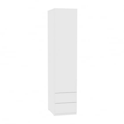 Шкаф распашный Риал(H15)198х45х45PUSHtoOPEN(Белый)_0