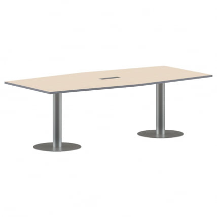 Конференц-стол на 6-8 человек IMAGO ПРГ-4 Клен-алюминий_0