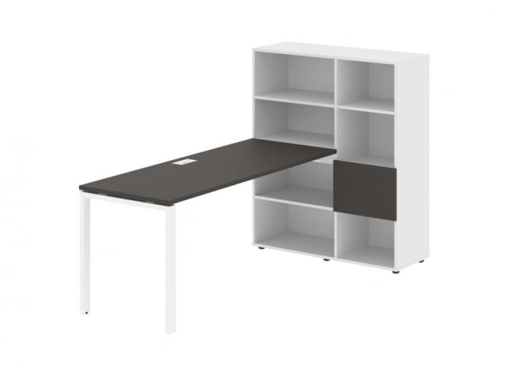 Рабочая станция EDIS EURST 1117 Мокко Белый Белый_0