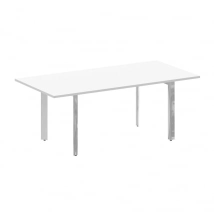 Стол переговорный на П-образном м/к ONIX DIRECT LUX M-O.MP-PRG-19 Белый бриллиант_0