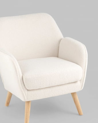 Кресло Ричи тедди Белый_7